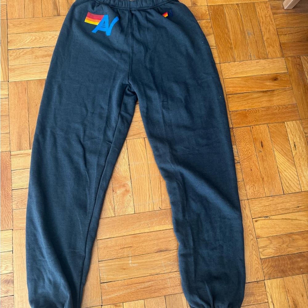 Aviator Nation Charcol Logo Sweatpants